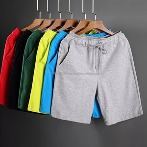 Vente en gros de shorts de course à pied de haute qualité taille élastique taille plus personnalisée en coton pour hommes - Product Image 1