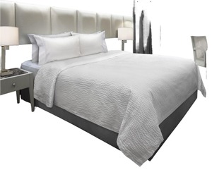 US Hotel Queen Polyester Flat Sheet 100 TC Luxury <b>Bedding</b> For Breathable Comfortable Sleep And Style - Product Image 3