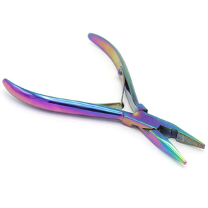 Pinzas de Alta Calidad para Extensiones de Cabello con Micro Anillos, Función de Sujeción, Empaque Personalizado con Logotipo, Mejor Precio, Herramienta de Acero Inoxidable de Grado Quirúrgico - Product Image 2