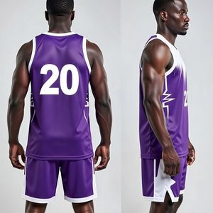 Uniformes de Baloncesto Personalizados OEM/ODM con Logotipo Impreso, Transpirables, 100% Poliéster, Cortos, Antibacterianos, Profesionales, de Alta Calidad - Product Image 2