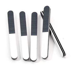 Ensemble professionnel de limes à ongles jetables double face en acier inoxydable avec disques de ponçage grain 100/180 - Product Image 5