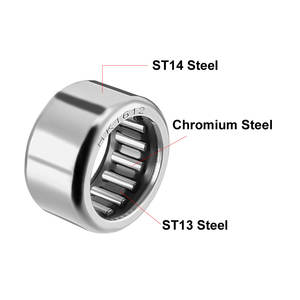 ตลับลูกปืนเม็ดเข็มแบบเข็ม HK1512ขนาด15มม. OD 21มม. ตลับลูกปืนเม็ดเข็มแบบ HK2020แถวเดียว - Product Image 2