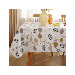 Home Dining Classic Style Christmas Poinsettia Holiday <b>Table</b> <b>Cloth</b> Festive Dining Decor Custom Size Custom Weight Indian OEM ODM - Product Image 3