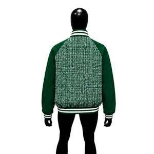 Chaquetas Casuales Verdes con Cierre de Cremallera para Hombre, Cómodas, Corte Regular, Cierre de Cremallera, Manga Larga, Ropa Exterior Urbana Verde, Moda Casual - Product Image 2