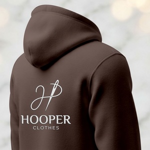 เสื้อฮู้ดดี้ผู้ชายสีน้ำตาลแบบสวมหัวสำหรับฤดูหนาว ยี่ห้อ Top Sale Hooper Clothes รุ่น Sustainable  ดีไซน์สตรีทแวร์  แบบมีซับใน แห้งเร็ว  รับออกแบบตามสั่ง - Product Image 2