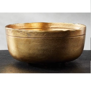 Tazón de Madera para Servir Postres y Alimentos, Decoración de Mesa, Acabado en Dos Tonos, para Catering, Servidor de Frutas y Ensaladas - Product Image 3