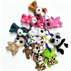 Customized Plush Animal Key Chains Cartoon Soft Stuffed Toys For Kids And Collectors 3D Shape Design - Product Image 2