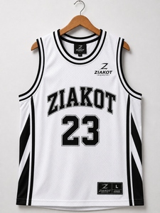 ขายส่งโดยตรงจาก ZIAKOT INDUSTRY เสื้อบาสเก็ตบอลลายทางสีกรมท่าขาวสไตล์วินเทจธงชาติอเมริกา - สีแดง ของแท้ - Product Image 5