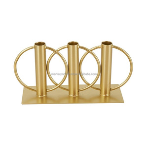 Porte-bougie artisanal en fer écologique pour la décoration de la maison, accent de table élégant pour mariages, festivals et intérieurs chaleureux - Product Image 5