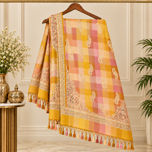 Chal de Pashmina Suave para Invierno al por Mayor para Mujer, Elegante Envoltura Tradicional para Ocasiones Festivas, Moda, Venta Minorista y Prendas de Vestir - Product Image 1