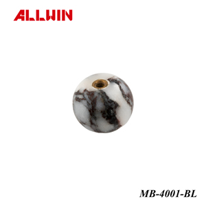 OEM ODM <b>White</b> Pattern Ball Marble Cabinet Furniture <b>Door</b> <b>Knob</b> - Product Image 6