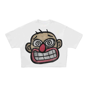 เสื้อยืดโอเวอร์ไซส์พิมพ์ลาย DTG สำหรับผู้ชาย ผ้าฝ้ายคุณภาพสูง งานพิมพ์ดิจิทัลละเอียด ทรงหลวม แขนสั้น คอกลม ทันสมัย - Product Image 6