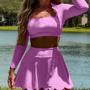 Falda Deportiva de Encaje de Moda de Alta Calidad, para Deportes al Aire Libre, Running, Gimnasio, Yoga, Tenis, para Mujer - Product Image 1