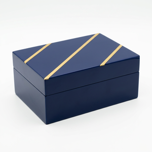 Caja de Almacenamiento Decorativa de Madera con Incrustaciones de Mosaico Hexagonal Multicolor, Hecha a Mano, Personalizada, OEM, ODM, DECORYUG - Product Image 2