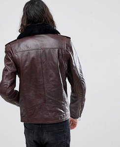 Chaquetas de moda de motocicleta de piel de cordero genuina para hombre hechas a medida de alta calidad, cuero Real transpirable directo de Pakistán - Product Image 2