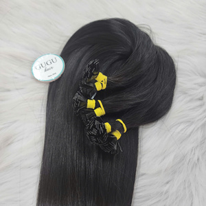 ซันนี่แฮร์ แฮร์เอ็กซ์เทนชั่นแบบปลายแบน สีน้ำตาลเข้มที่สุด แฮร์เอ็กซ์เทนชั่นแบบปลายแบน เคราติน ผมมนุษย์แท้ ผมนุ่มตรง - Product Image 3