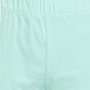 Conjunto de dos piezas de algodón para mujer, de moda, para invierno y primavera, con logotipo personalizado, camiseta de manga corta y pantalones cortos de algodón. - Product Image 6