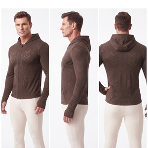 Veste de yoga à capuche pour homme, impression par sublimation, fermeture éclair, coupe ajustée, sweat à capuche pour homme, vêtements d'automne, veste de sport à capuche pour homme, vestes de sport pour homme - Product Image 5
