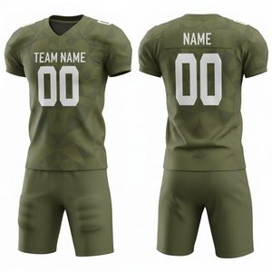 Uniforme de Fútbol Americano Personalizable y Transpirable para Hombre, Talla XL, Ropa Deportiva Personalizada que Incluye Jersey, Pantalón y Camiseta de Manga Corta - Product Image 2