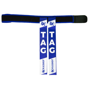 5Kingz Sports <b>Rugby</b> <b>Tag</b> <b>Belts</b> Eco-Friendly Lightweight Durable Blue White Team Sports Equipment Low MOQ and Cheap Pricing - Product Image 1