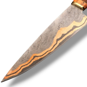 Couteaux de chef en acier Damas faits à la main avec manche en bois, lame tranchante pour la cuisine professionnelle, découpe de viande - Product Image 5