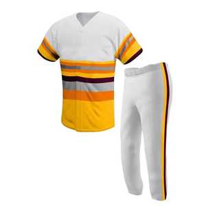 Uniforme de baseball de nouvelle conception, de bonne qualité, disponible en différentes tailles, fabriqué en polyester. Uniforme de baseball de conception de qualité supérieure. - Product Image 1