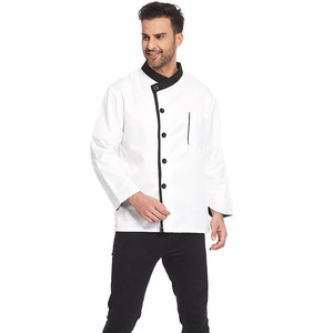 เสื้อเชฟร้านอาหาร แขนสั้น เสื้อคลุมพ่อครัว ผู้ชาย ชุดทำงานครัว บริการอาหาร ชุดยูนิฟอร์มโรงแรม ชุดยูนิฟอร์มเชฟร้านอาหารและบาร์ - Product Image 2