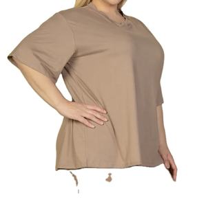 <b>Plain</b> And Simple <b>Oversized</b> <b>T</b> <b>Shirts</b> For Women's Breathable Wholesale Rate Customized Design Summer Street Wear Plus Sized - Product Image 1