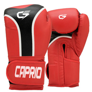 Guantes de Boxeo Personalizados OEM/PL de Cuero PU Unisex, Transpirables, con Correa de Muñeca Ajustable, Diseño Ligero, Cierre de Gancho y Bucle - Product Image 1