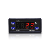 CONOTEC-controlador de temperatura Digital FOX-2CD1, control de interbloqueo de 2 etapas, Celsius