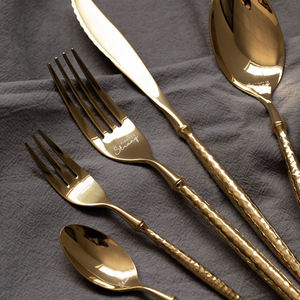 Super Sell 2026 Cutlery Spoon <b>Set</b> with Stainless Steel Metal & Golden Finished Cutlery Spoon <b>Set</b> <b>For</b> Sale by M.I.G. EXPORTS. - Product Image 4
