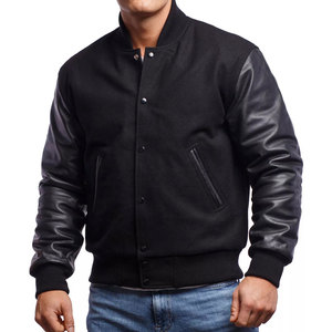 Veste d'hiver en cuir véritable de qualité supérieure Doublure douce et confortable Parfaite pour les tenues décontractées et les looks tendance au quotidien - Product Image 1