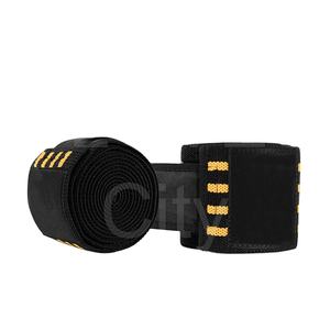 Rodilleras Elásticas de Alto Rendimiento para Levantamiento de Pesas, Resistentes, Transpirables, Antideslizantes, Unisex, Combinando Materiales de la Más Alta Calidad - Product Image 1