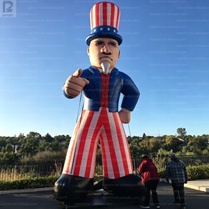 Uncle <span class=keywords><strong>Sam</strong></span> Inflable Gigante Personalizado con Luz LED, Mascota Patriótica Americana para Publicidad del 4 de Julio/Día de la Independencia de EE. UU./Espectáculo - Product Image 3