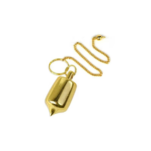 Péndulo de Latón Dorado, Accesorio de Joyería de Moda para Artesanías de Metal y Cristal, Meditación, Feng Shui, Mascota, Radiestesia - Product Image 2
