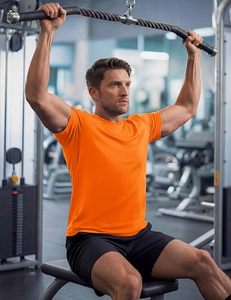 Seamless UV-Protection Mens Quick-Dry T-<b>Shirt</b> For Running With Muscle Support Fit - Product Image 5