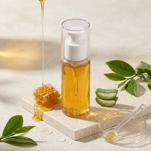 Flacon pompe sans air 30 ml, gel nettoyant à l'extrait de miel, nettoyant visage hydratant, marque privée OEM ODM, MOQ 3400 pièces - Product Image 3