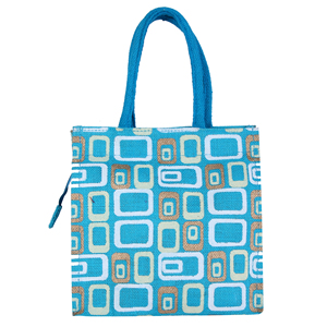 Bolsa de Yute Ecológica a Rayas de Alta Demanda con Cierre de Hombro y Asa Larga, Tamaño Personalizado, Reutilizable, Venta al por Mayor, Uso Diario - Product Image 4