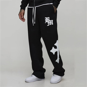 Pantalon de jogging personnalisé pour homme, imprimé sérigraphié, streetwear à manches longues, vêtements décontractés OEM, design personnalisé, bas de tenue - Product Image 1