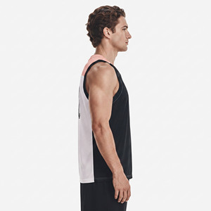 Maillot de basket-ball pour homme en polyester à séchage rapide, maillot de basket-ball pour homme avec impression par sublimation, maillot d'entraînement de basket-ball pour homme à col en V - Product Image 3