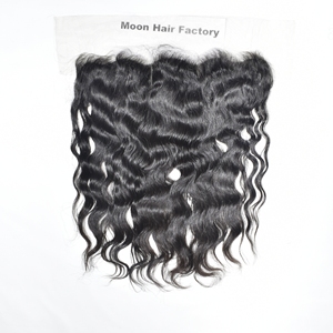Extensions de cheveux 100% naturels 13x4, frontale en dentelle transparente ondulée, cheveux vierges brésiliens, ligne de cheveux naturelle pré-épilée - Product Image 5