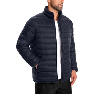 Chaqueta Acolchada Impermeable para Hombre, Chaqueta de Invierno Acolchada con Diseño de Burbujas, Chaqueta de Plumón Verde de Poliéster para Exteriores, Chaqueta Acolchada Personalizada para Hombre - Product Image 3
