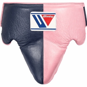 อุปกรณ์ป้องกันอวัยวะเพศชายสำหรับการฝึกซ้อมมวยหนังแท้ Winning Leather Boxing Groin Guard Pro - Product Image 3