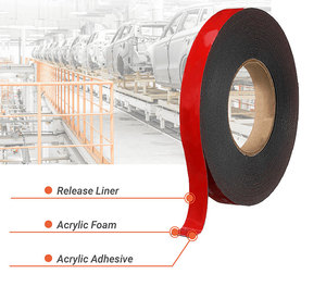 เทปกาวสองหน้าหนัก820มม. สำหรับตกแต่งรถ - Product Image 6