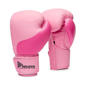 Gants de boxe Relevo en cuir PU, gants d'entraînement souples avec sangle de poignet réglable, vêtements de sport unisexes pour adultes - Product Image 2