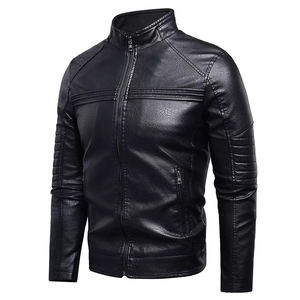 Nouvelle Arrivée 2026 – Blouson Unisexe en Cuir Véritable Marron pour Homme, Col Montant, Haute Qualité, Hiver, Vente en Gros, OEM - Product Image 2
