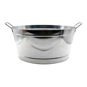 Hielera de Acero Inoxidable con Acabado Pulido Premium, Enfriador de Vino, Tina para Cerveza para Fiestas, Eventos y Almacenamiento de Bebidas - Product Image 1