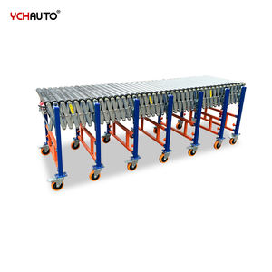 60kgs 박스 카톤 적재 하역 컨테이너 CE 인증으로 전동 플렉시블 롤러 컨베이어 라인 이송 - Product Image 2