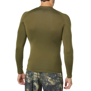 TIAGO SPORTS <b>Men's</b> <b>Compression</b> Rash Guard BJJ <b>Shirt</b> Long Sleeve Breathable Eco-Friendly Custom Logo Digital Print UPF50+ - Product Image 2