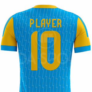 เสื้อฟุตบอลพิมพ์ลายตามสั่ง ปี 2026 ระบายอากาศ แห้งเร็ว เสื้อแข่งครึ่งตัว รับผลิตตามแบบ (OEM) ขายส่งจำนวนมาก สำหรับฤดูร้อนและฤดูใบไม้ผลิ ชุดทีม - Product Image 5